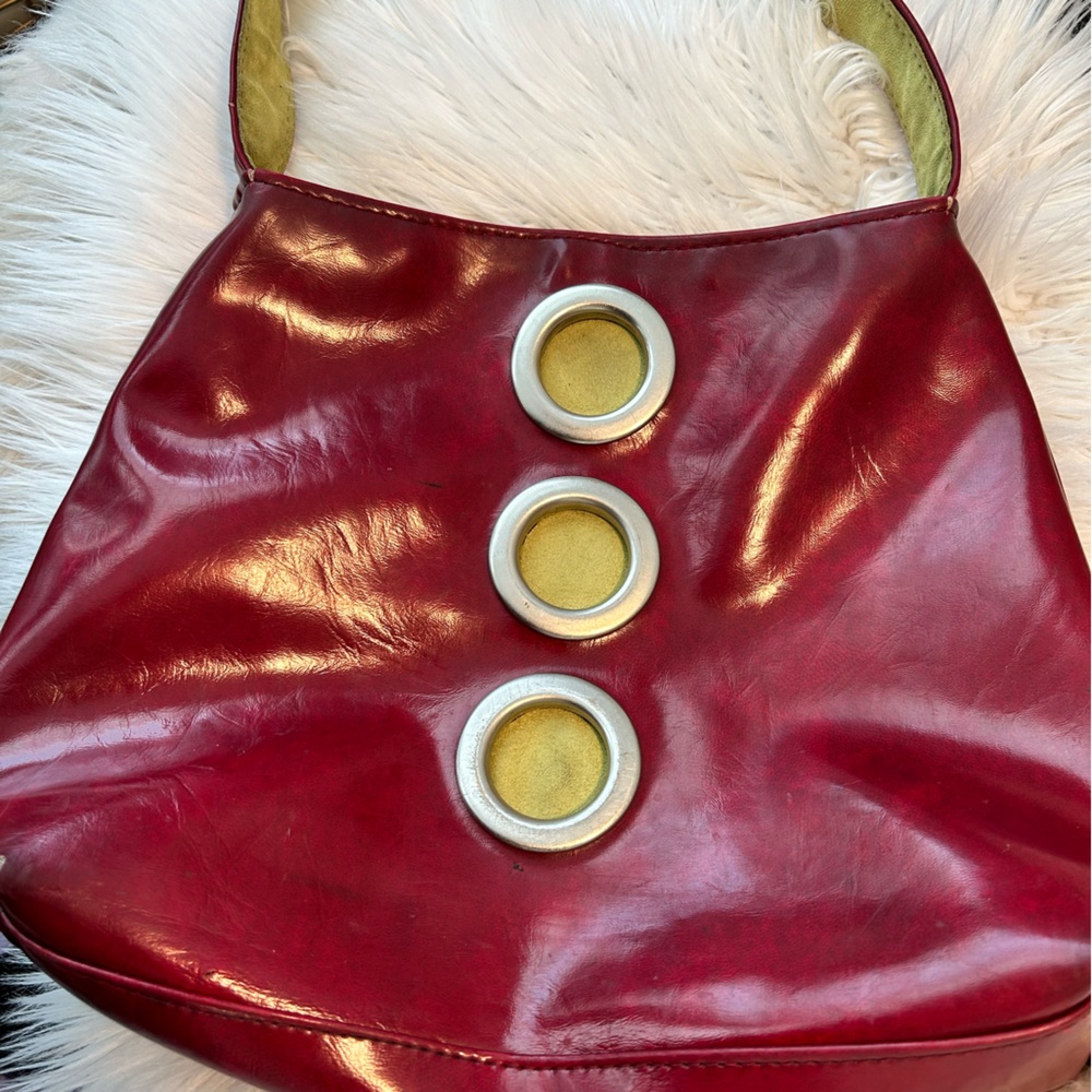 Vamp Bags Vintage Red Vegan Leather Bag